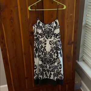 Black/White Floral Dress